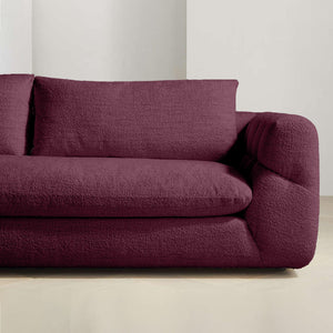 Italian Pearl Design 2-Seater Sofa â€“ Elegant Pearl Fabric Upholstery, Premium Comfort & Style - Cotton Home