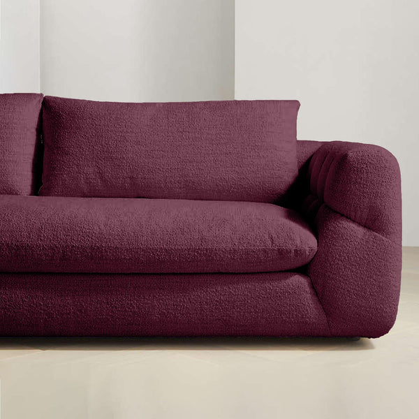 Italian Pearl Design 2-Seater Sofa â€“ Elegant Pearl Fabric Upholstery, Premium Comfort & Style - Cotton Home