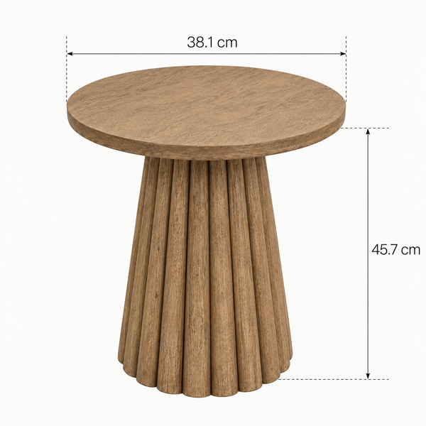 Agnus Table, Set of 3 - Natural