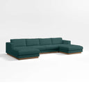 Tidal Double Chaise Fabric Sectional Sofa  Luxury Seating by Cotton Home - Cotton Home