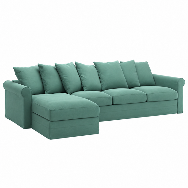 Moduler 4 Seater Chaise Lounge Sofa L126cm x W328cm x H104cm