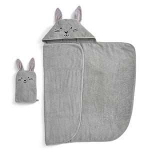 Bunny Cuddle Wrap & Mitt Set