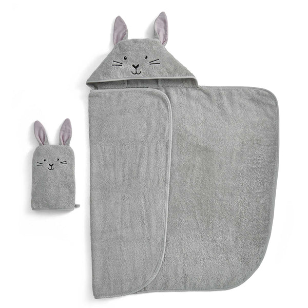 Bunny Cuddle Wrap & Mitt Set