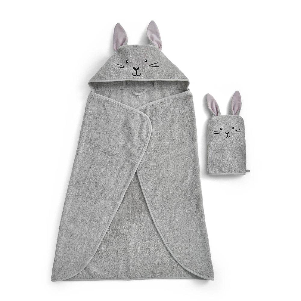 Bunny Cuddle Wrap & Mitt Set