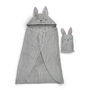 Bunny Cuddle Wrap & Mitt Set
