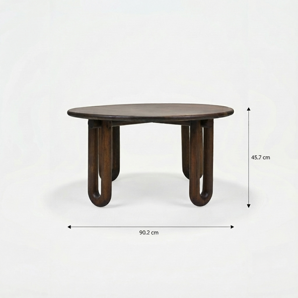 Ora Wooden Coffee Table - Walnut