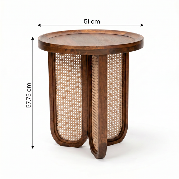 Gemma Side Table - Walnut