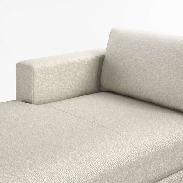 Tidal Double Chaise Fabric Sectional Sofa  Luxury Seating by Cotton Home - Cotton Home