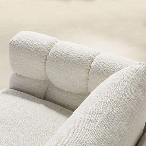 Italian Pearl Design 2-Seater Sofa â€“ Elegant Pearl Fabric Upholstery, Premium Comfort & Style - Cotton Home