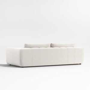 Italian Pearl Design 2-Seater Sofa â€“ Elegant Pearl Fabric Upholstery, Premium Comfort & Style - Cotton Home