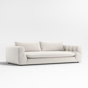 Italian Pearl Design 2-Seater Sofa â€“ Elegant Pearl Fabric Upholstery, Premium Comfort & Style - Cotton Home