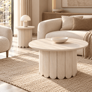 Olan Table Set - Whitewash