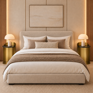 Tia Bedside Table, Set of 2 - Gold