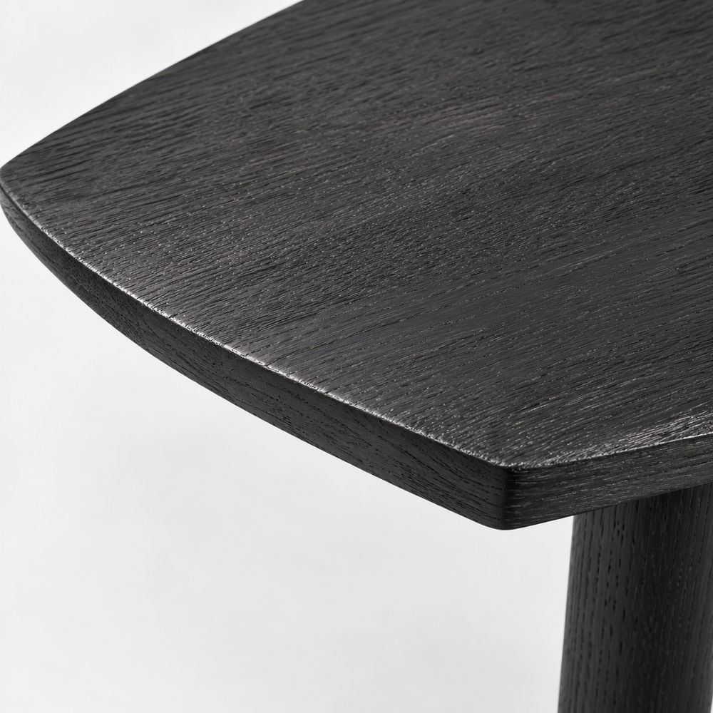 Tilly Wooden Side Table - Black
