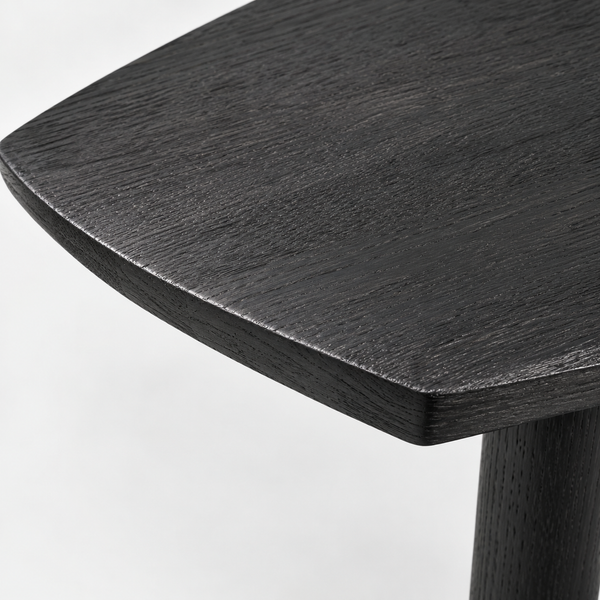 Tilly Wooden Side Table - Black