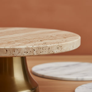 Eira Marble Cake Stand - Gold