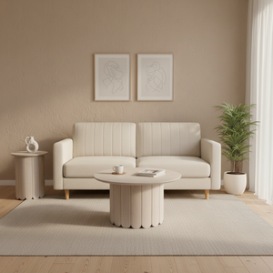 Olan Table Set - Whitewash