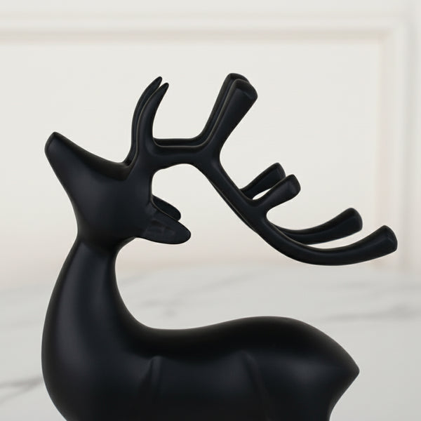 Vixen Metal Decorative Accent Reindeer Set - Black