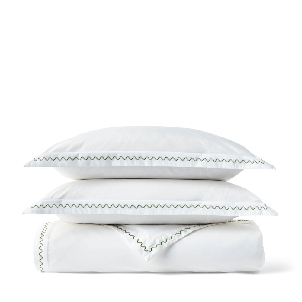 Wave Embroidery Duvet Set