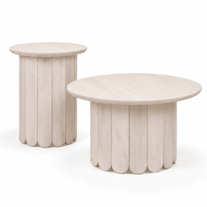Olan Table Set - Whitewash