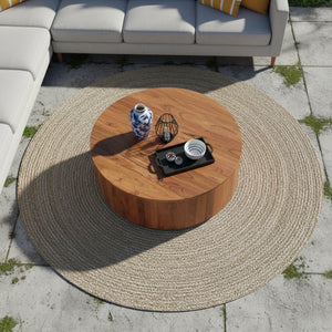 Logan Wooden Coffee Table - Natural