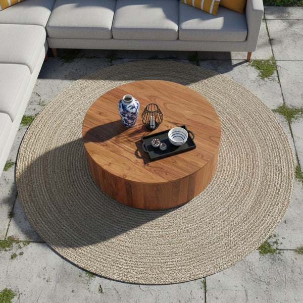 Logan Wooden Coffee Table - Natural