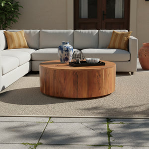 Logan Wooden Coffee Table - Natural