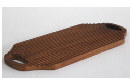 Zarun Fluted Wooden Platter