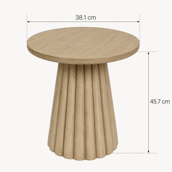 Agnus Side Table - Natural