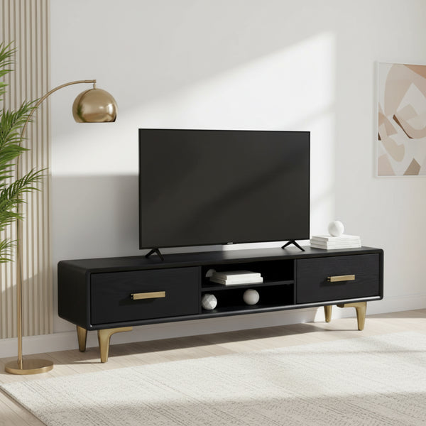 Clover Media Unit - Black & Gold