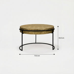 Filo Nesting Coffee Table, Set Of 2 - Gold