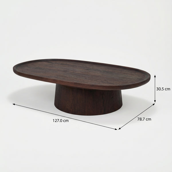 Ava & Eva Table Set - Walnut & Grey