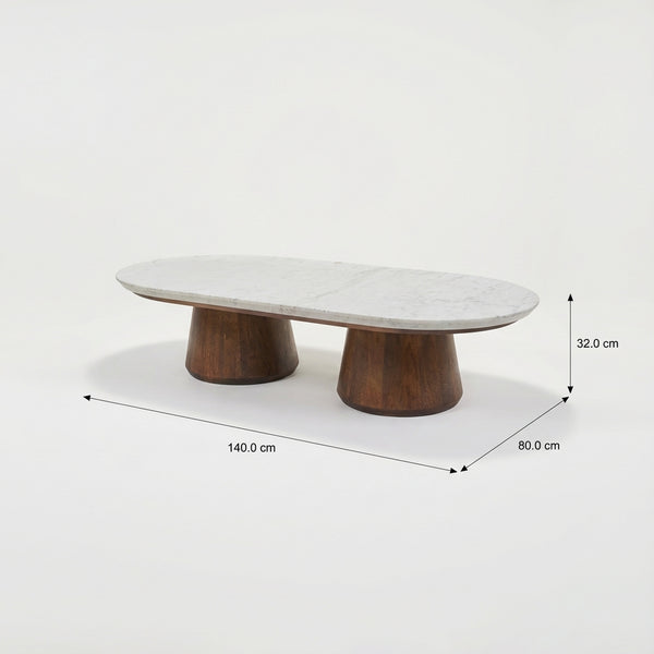 Elara Table Set With Marble Top
