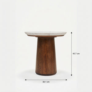 Elara Table Set With Marble Top