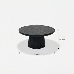 Agnus Coffee Table, Medium - Black