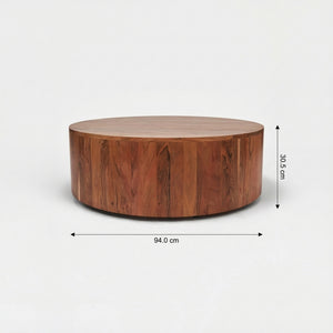 Logan Wooden Coffee Table - Natural