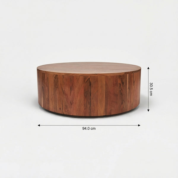 Logan Wooden Coffee Table - Natural