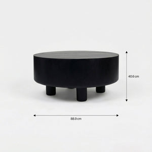 Hugo Coffee & Side Table Set - Black