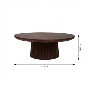 Agnus Coffee Table Set - Walnut