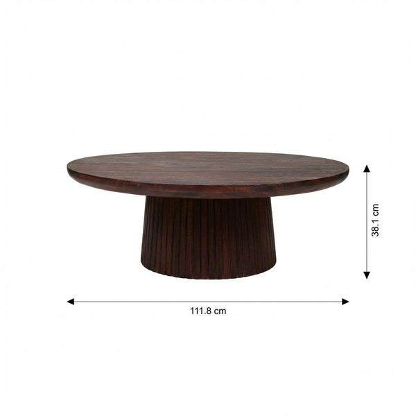 Agnus Coffee Table Set - Walnut