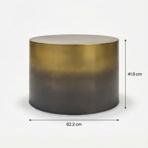 Ombre Metal Coffee Table, Gold