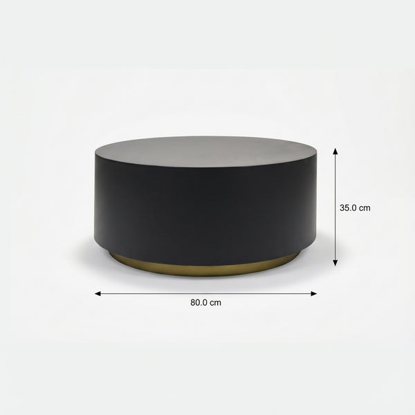 Milo Metal Coffee Table, Black