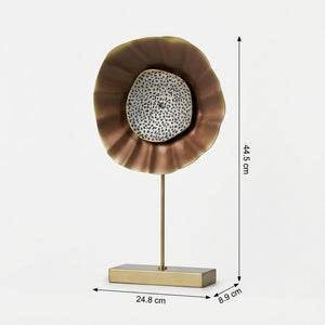 Caddis Metal Decorative Accent, Medium - Brown