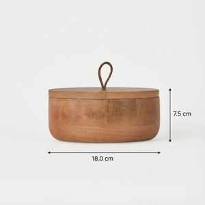 Bento Wooden Storage Box, Medium - Natural