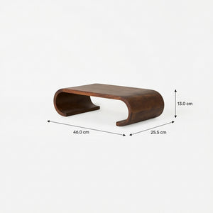 Lucy Wooden Laptop Stand - Brown
