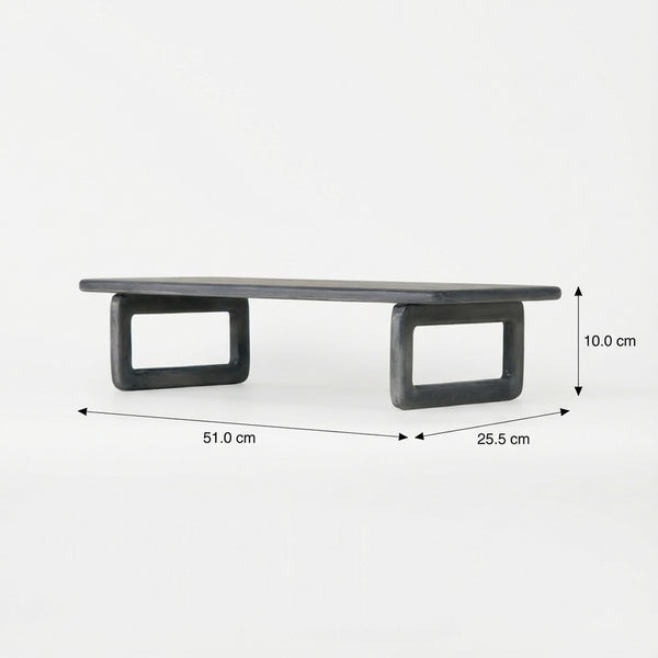 Tatum Wooden Laptop Stand - Grey