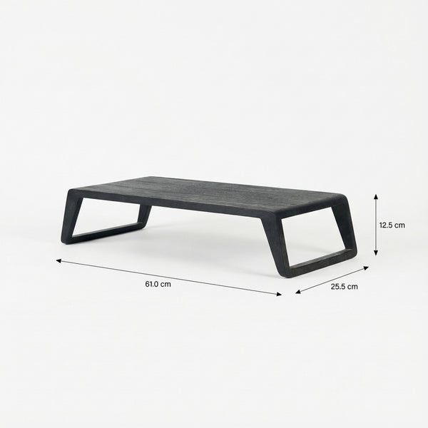 Blake Wooden Laptop Stand - Black