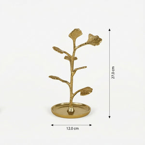 Lush Metal Tree Jewellery Organiser - Gold
