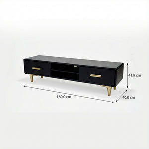 Clover Media Unit - Black & Gold