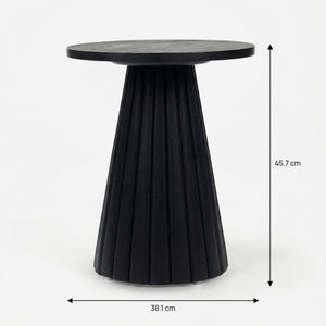 Agnus Coffee And Side Table, Set of 3 - Black